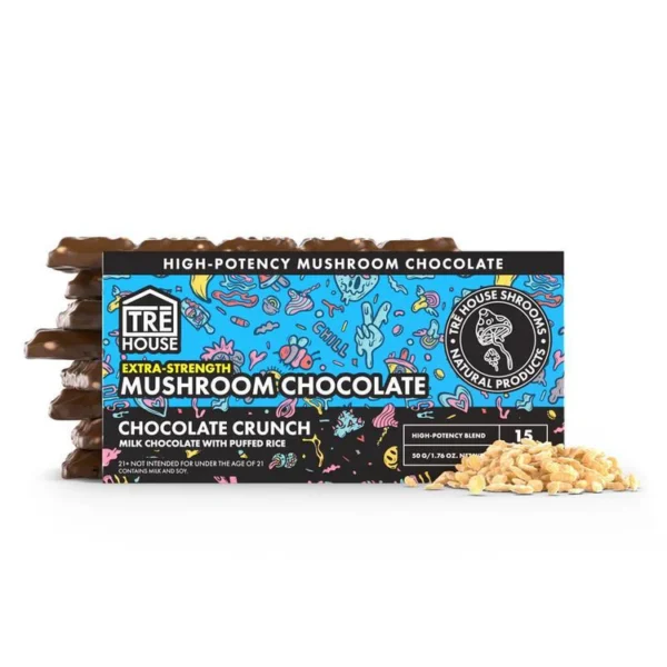 Chocolate Crunch Extra-Strength Mushroom Chocolate Bar