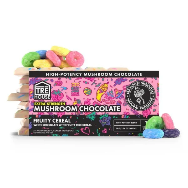 Fruity Cereal Extra-Strength Mushroom Chocolate Bar