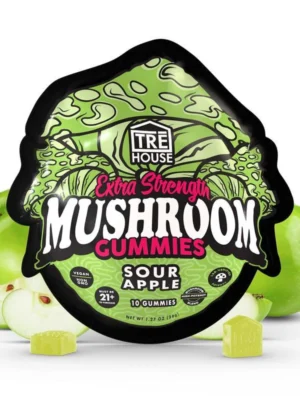 Sour Apple Extra-Strength Mushroom Gummies