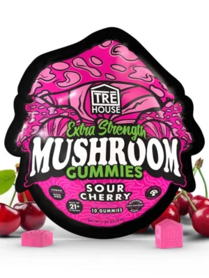 Sour Cherry Extra-Strength Mushroom Gummies
