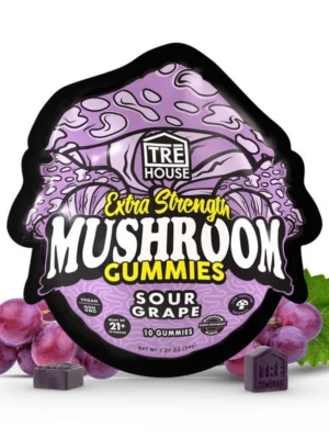 Sour Grape Extra-Strength Mushroom Gummies